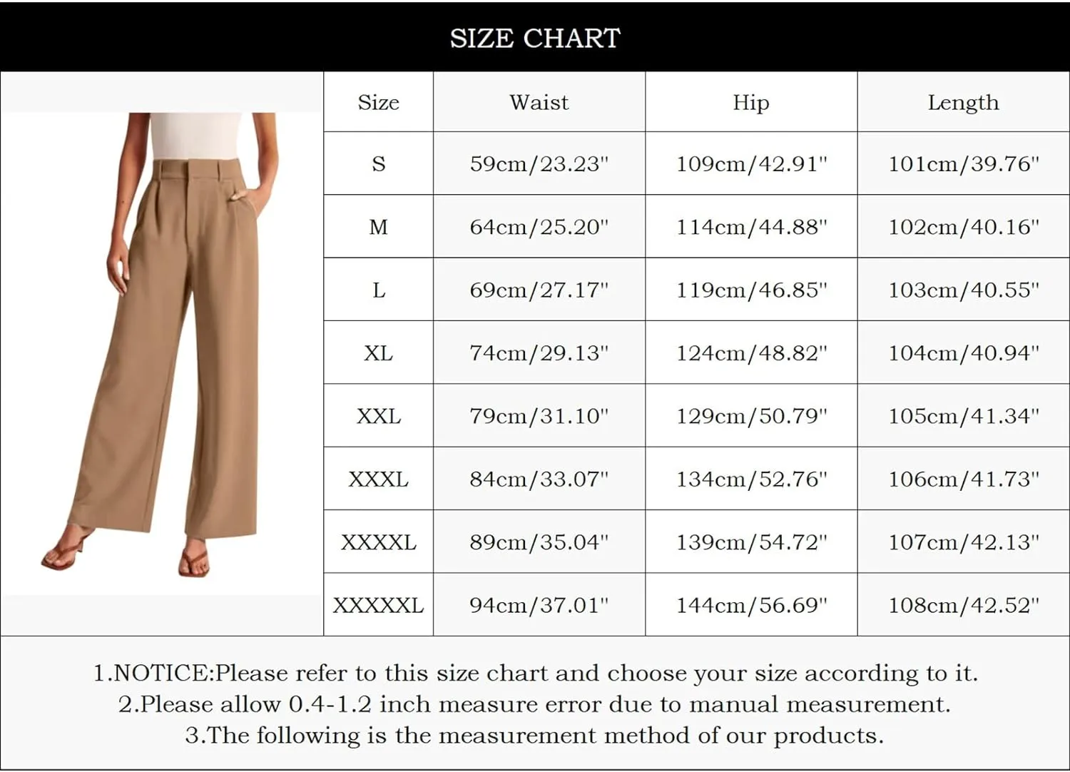 Sweatpants Women Business Summer Tummy Control Casual Solid High Waist Dress Pants Trouser Pants Comfortable Flowy