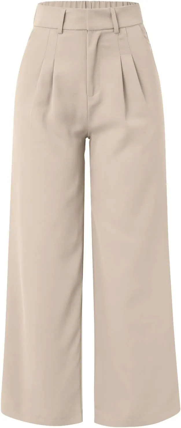 Sweatpants Women Business Summer Tummy Control Casual Solid High Waist Dress Pants Trouser Pants Comfortable Flowy