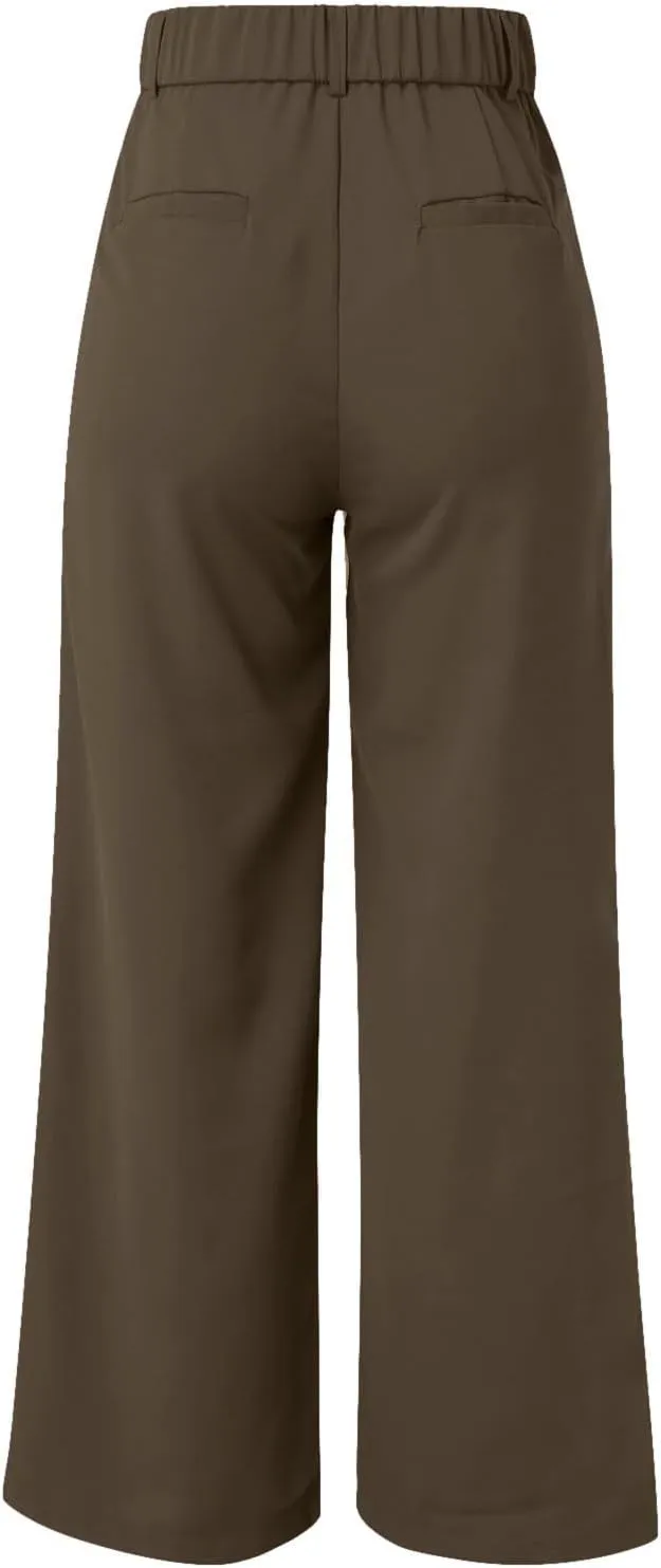 Sweatpants Women Business Summer Tummy Control Casual Solid High Waist Dress Pants Trouser Pants Comfortable Flowy