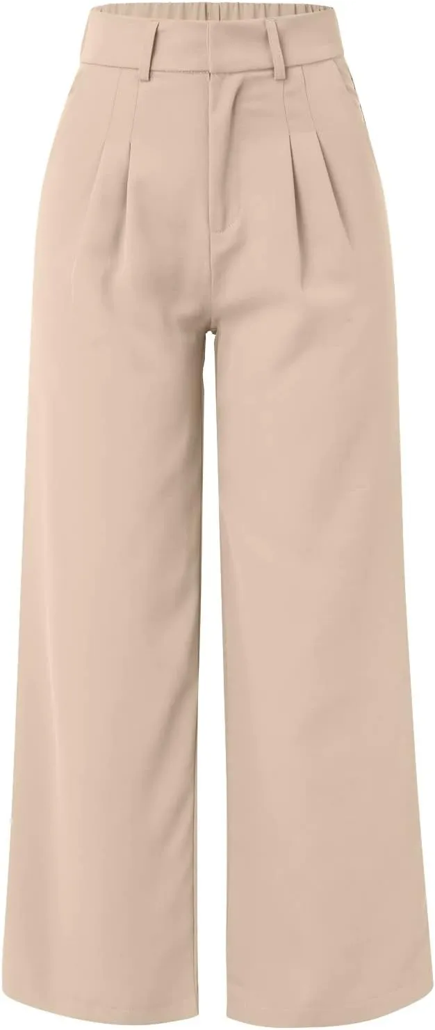 Sweatpants Women Business Summer Tummy Control Casual Solid High Waist Dress Pants Trouser Pants Comfortable Flowy