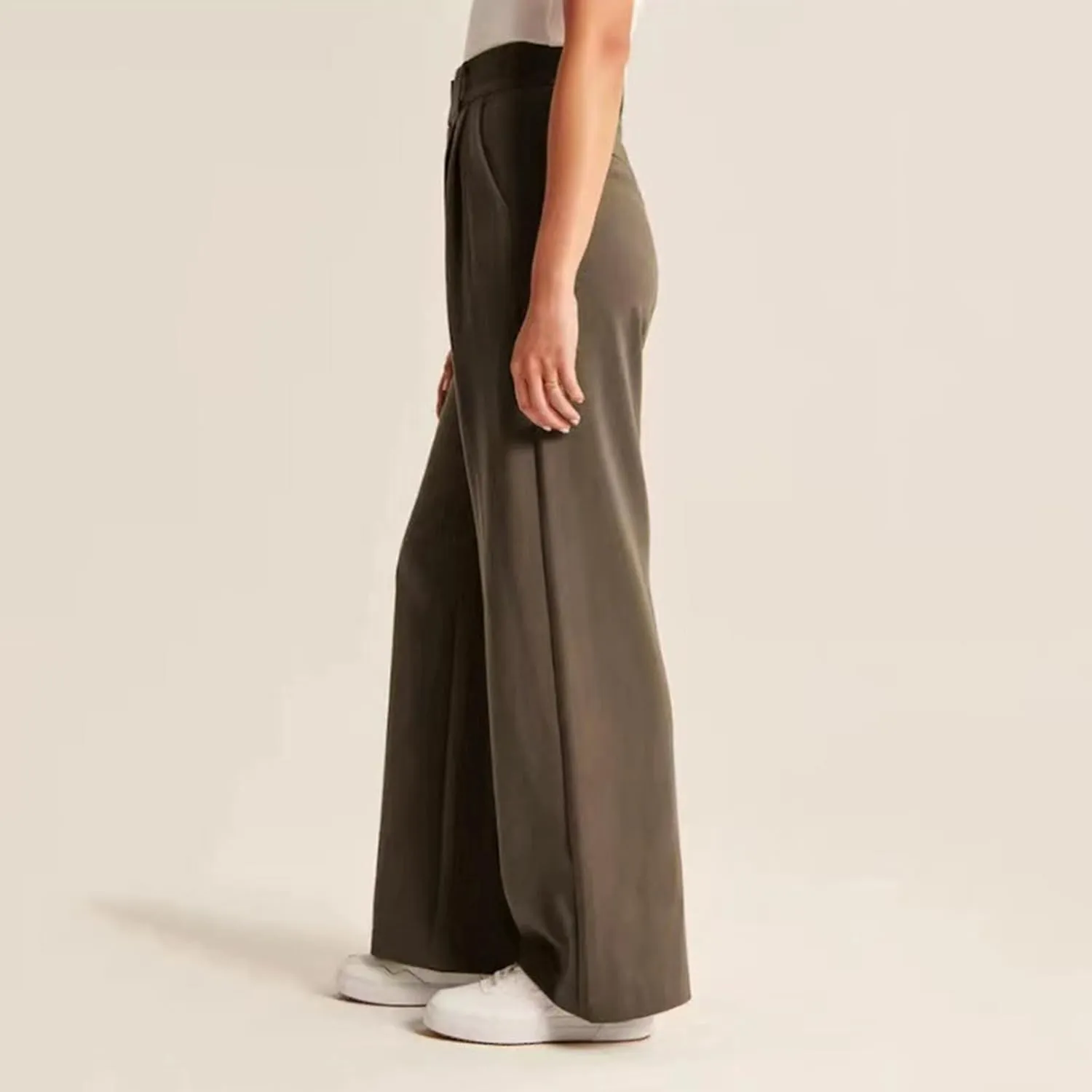 Sweatpants Women Business Summer Tummy Control Casual Solid High Waist Dress Pants Trouser Pants Comfortable Flowy