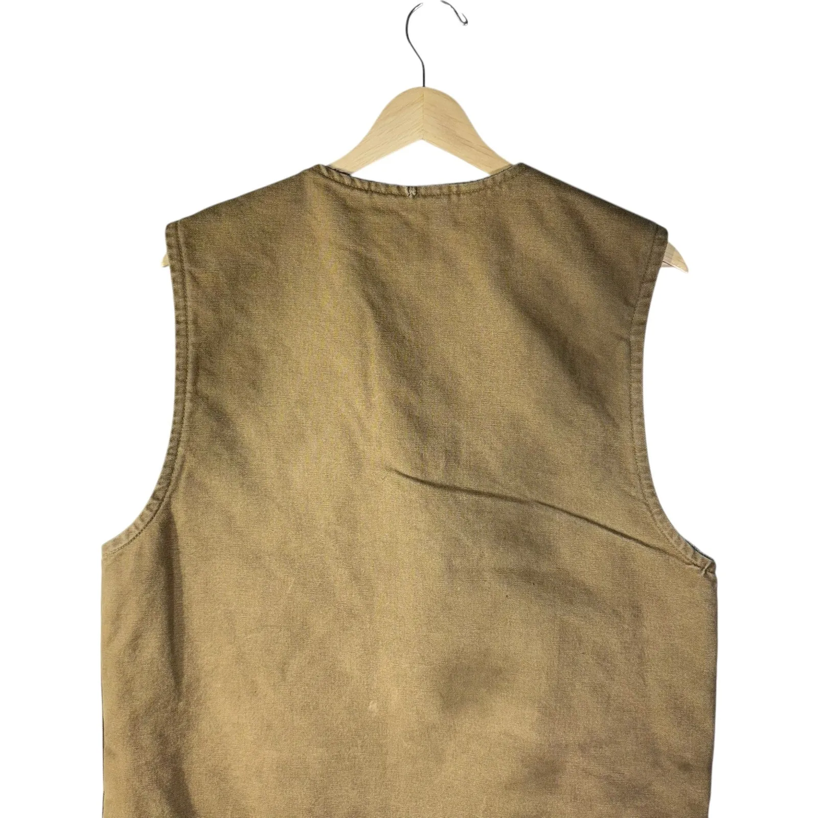 Vintage Carhartt Fleece Lined Full Zip Workwear Vest