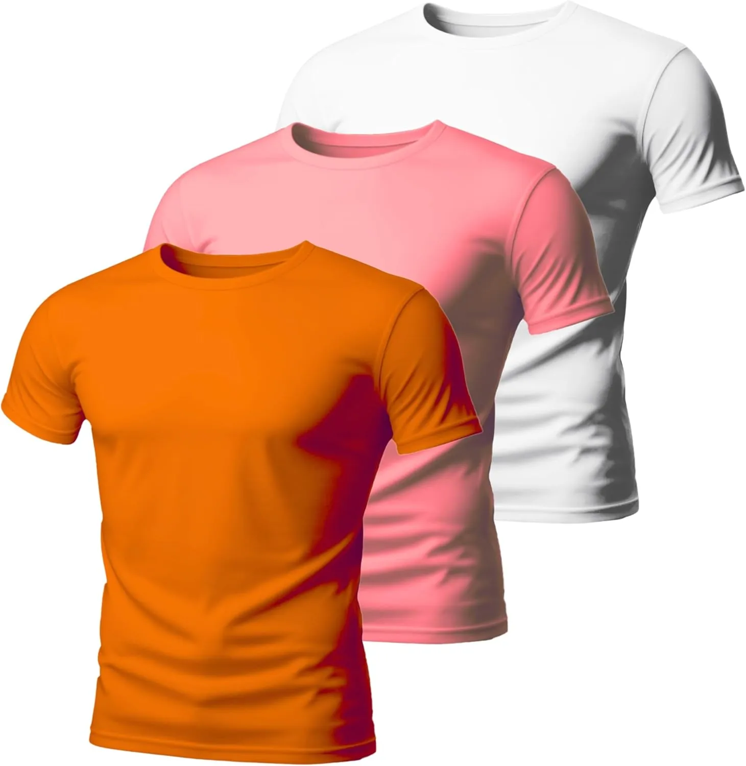 Vizari Youth Athletic T-Shirt - Quick-Dry & Breathable Crewneck Active Shirt for Workout, Gym, Sports, Outdoor & Casual Wear