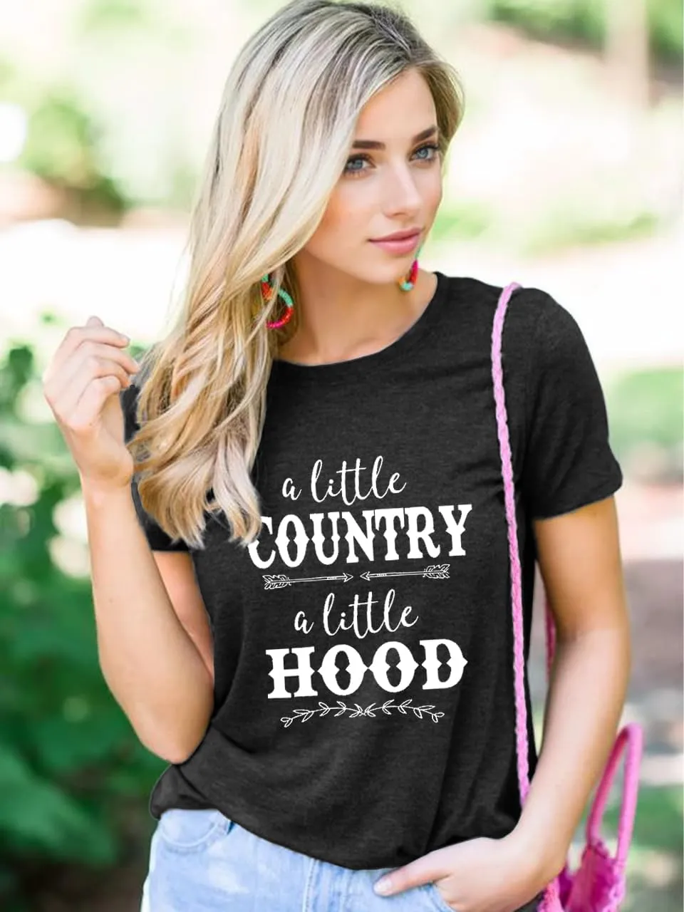 Women Rock Band T Shirt Vintage Country Music Shirt Concert Outfit Short Sleeve Tops