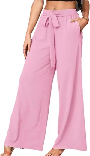 Women Slacks Solid Casual Trousers for High Straight Leg Trousers Hot pnnrk S