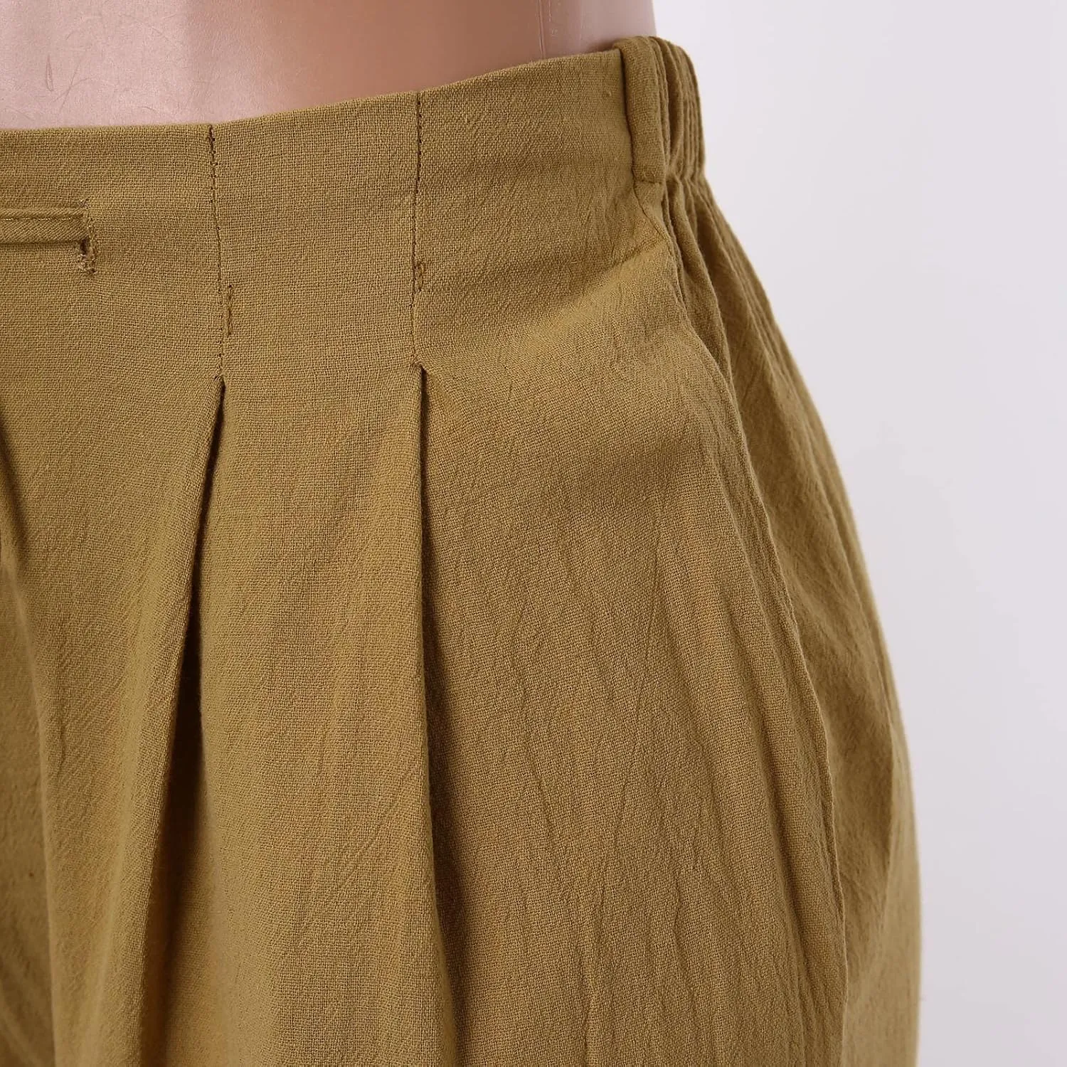 Women's Casual Pants Solid Cotton Drawstring Elastic High Waist Lightweight Joggers with Pockets 2025 Fit Summer