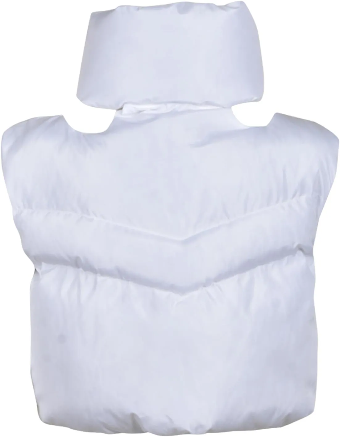 Women's Fashion Sleeveless Warm Crop Vest Casual Lightweight Puffer Vest Outwear Cute Cutout Zipper Padded Gilet