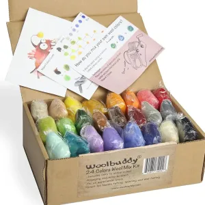Wool Roving 24 Pack
