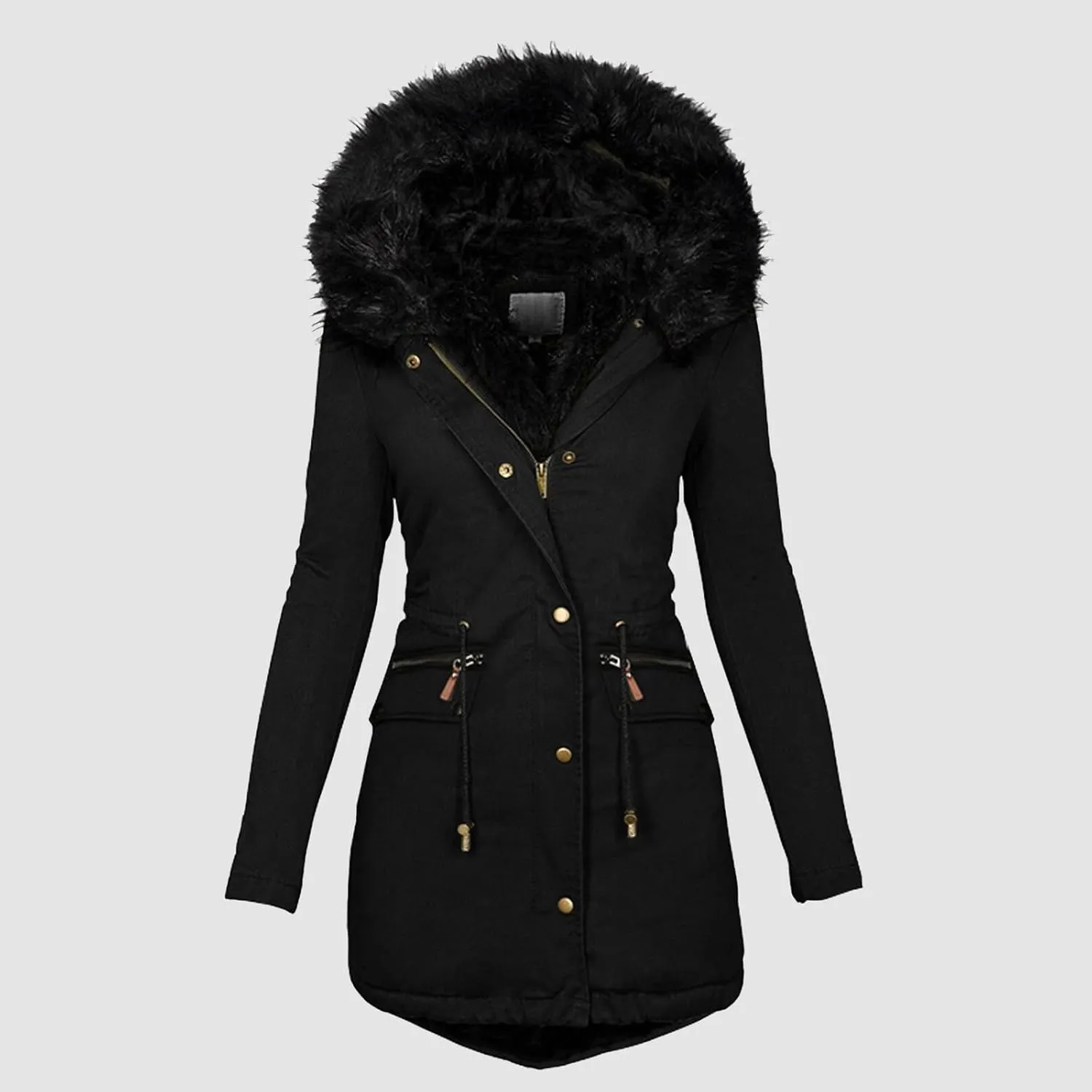 Zip Up Winter Coats for Women Jacket with Long Sleeves for Autumn and Winter Womens Quilted Pullover Puffer Jacket